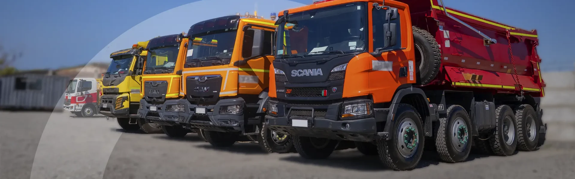 Flota de Genera Rental en terreno